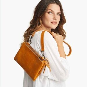 ABLE crossbody Martha bag in cognac